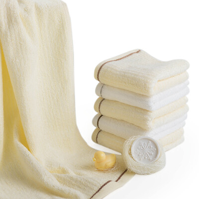 

Jinhe home towel home textiles bamboo viscose cellulose color towel yellow 94g article 34 74cm 07-81F