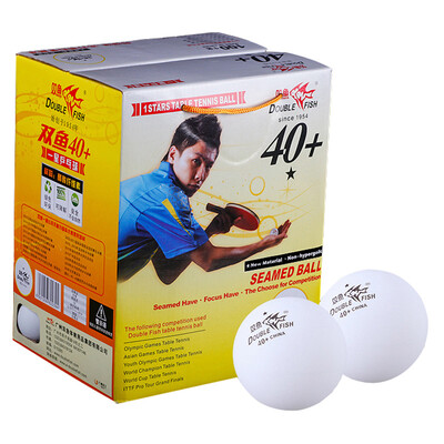 

Pisces One Star Table Tennis 40 New Materials White Professional Competition Training with 10 balls