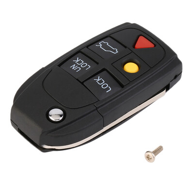 

5 Кнопка Remote Case Fob Флип Key Shell подходят для VOLVO S60 S80 V70 XC70 XC90