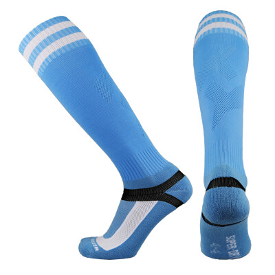 

Star Square Socks Men Socks Running Riding Soccer Socks Marathon Towel Bottom Sports Socks Light Blue 001Li