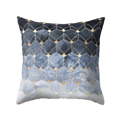 

Nordic Style Geometric Cushion Cover Polyester Pillow Case Black And White Home Decorative Pillows Cover For Sofa Car