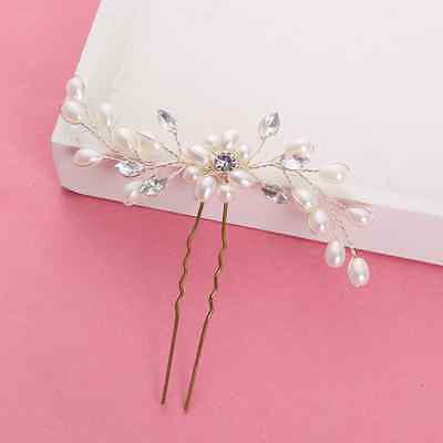 

Fashion Wedding Bridal Pearl Flower Hairpin Hair Clips Bridesmaid Hot