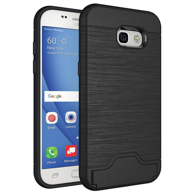 

Fivice Samsung A5 2017A520 Case TPU all-inclusive anti-drop brushed card with bracket mobile phone case