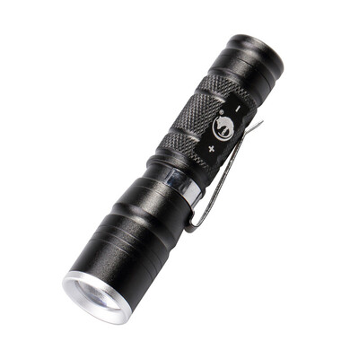 

UKing 600LM 1 Mode Zoomable Mini Flashlight Torch with Clip