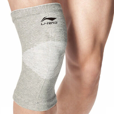 

Li Ning sports protective gear knee-length men&39s&women&39s basketball badminton breathable elastic knee-length single-mounted AQAH178-1 gray  knee 41-50cm