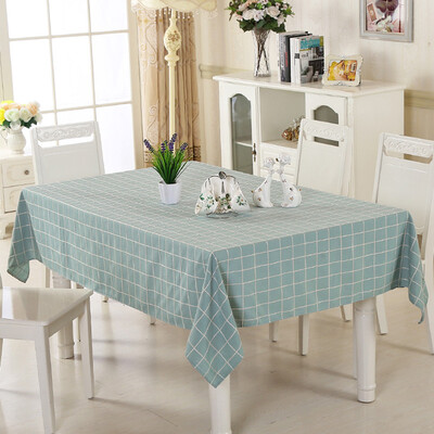 

Jingdong supermarket] green reed cotton linen tablecloth coffee table cloth large square pink 130 * 180cm