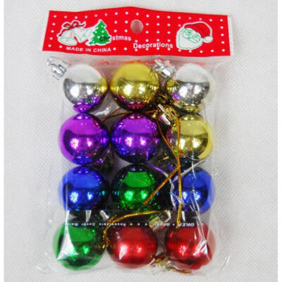 

Fashion Plastic Round Ball Christmas Lovely Bauble Gift Present Xmas Tree Craft