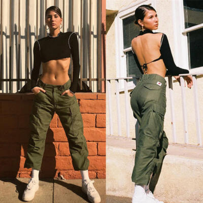 

Womens Sexy Off Shoulder Casual Long Sleeve Halter T-Shirt Blouse Crop Tops