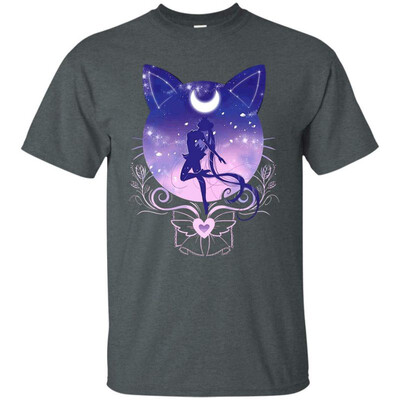 

Cute Moon Cat&Sailor Anime T-Shirt