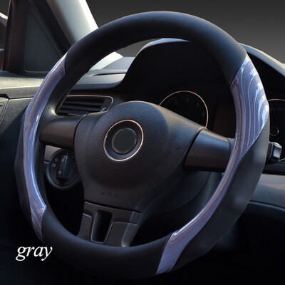 

Car interior accessories Steering Wheel Cover coffee red gray Multi-color fashion Antiskid design Protection Steering Wheels