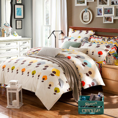 

Red Quilt Bedding Home Textiles Cotton Set Nordic Simple Tweed Twill Four Piece Bed Sheets 15m Bed 18m Vanilla Season