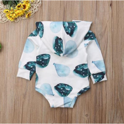 

Newborn Kid Baby Infant Boy Girl Romper Hooded Jumpsuit Bodysuit Outfits Clothes