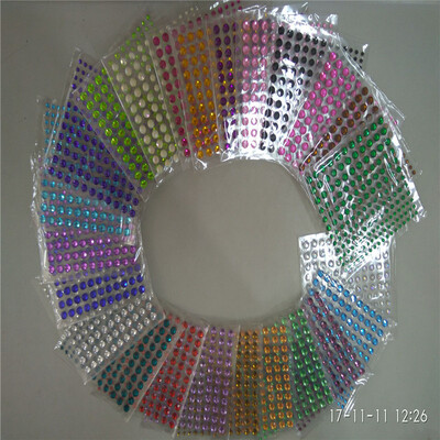 

PH PANDAHALL Transparent Acrylic Rhinestone Sticker Self-adhesive