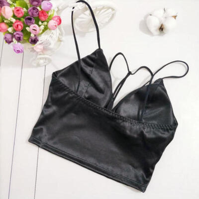 

Womens Summer Bralette Bra Crop Top Strappy Lingerie Bra Strap Lingerie UK