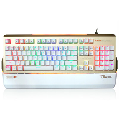 

Yibo (E-3LUE) K751 RGB mechanical keyboard golden green axis