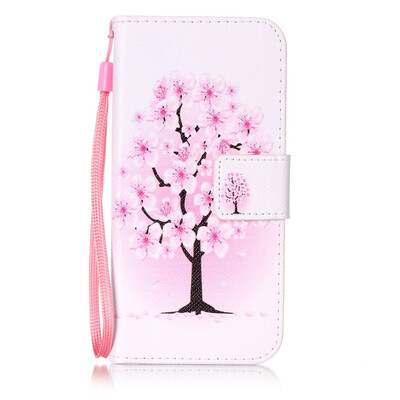 

Peach Blossom Design PU Leather Flip Cover Wallet Card Holder Case for Samsung Galaxy A32016A3100A310F