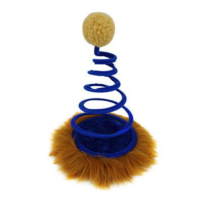 

Tiantianmao Cat Toy Spring Feather / Canvas Ball / Woolen Yarn Ball for Cat Pet Toy
