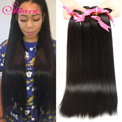 

Hot Shireen Hair Unprocessed Mink Brazilian Hair 4 Bundles Straight Hair 100 Human Virgin Brazilian Straight No Shedding
