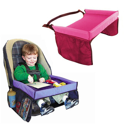 

MyMei Waterproof Baby Toddler Car Seat Cover Safety Belt Snack Play Travel Tray Drawing Board Table Organizer Seat Attachment Stra
