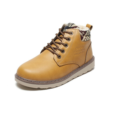 

Mens Winter warm cotton shoes Martin boots