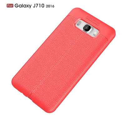 

Fivice Samsung Galaxy J7 2016J710 case Luxury leather TPU silicone anti-fall soft shell phone case