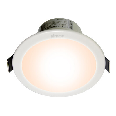 

Simon SIMON LED Downlight Ceiling Light ivory white 4 watt warm hole 75-85 cm