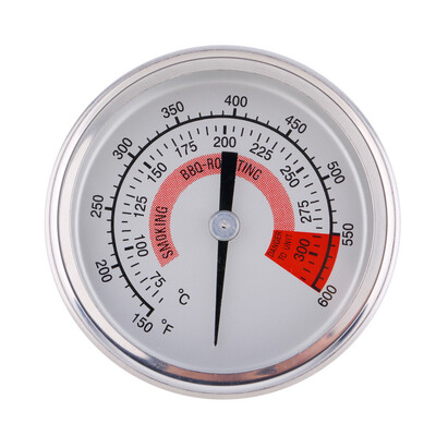 

Stainless Steel Barbecue BBQ Pit Smoker Grill Thermometer Gauge 300