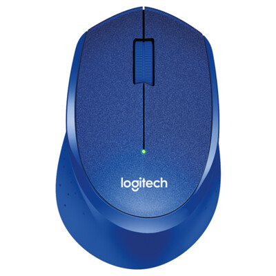 

Logitech M330 Wireless Mute Mouse Blue