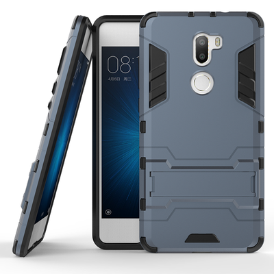 

Темно-синий Slim Robot Armor Kickstand Ударопрочный жесткий корпус из прочной резины для XIAOMI MI 5S Plus