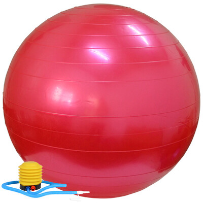 

Lakers Enpex 65cm Yoga Ball Thicker Blast Fitness Ball Red