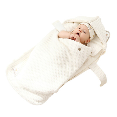 

Pui Beibei baby baby was wrapped in newborn children sleeping bag anti-kick was thick spring&autumn sleeping bags are dual-use for 0-3 months newborn