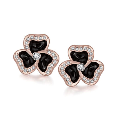 

E1048 Wholesale Nickle Free Antiallergic White Real Gold Plated Earrings For Women New Fashion Jewelry