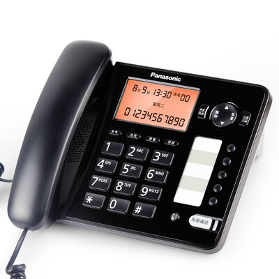 

Panasonic (Panasonic) KX-TS398CN hands-free звонки звонящий ID телефон домашний офис машина (черный)