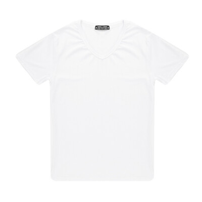 

Новая мода мужчин Slim Fit Хлопок V-образным вырезом с коротким рукавом случайные футболки Топы Горячие