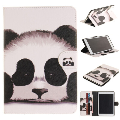 

Panda Стиль Тиснение Классический откидная крышка с подставкой Функция и слот кредитной карты для IPad Air / 5