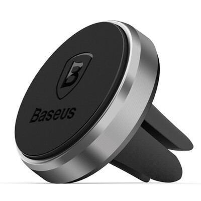 

Baseus) multi-function mobile phone bracket aluminum alloy magnetic stickers apply to the car console / desktop / lazy / mobile navigation bracket gentleman black