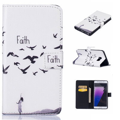 

Faith Design PU Leather Flip Cover Wallet Card Holder Case for SAMSUNG Galaxy Note7