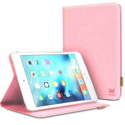 

Wei Ji iPad mini fall protection business protection shell Apple Tablet PC case soft leather case 79 inches pink