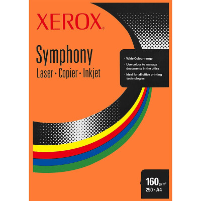 

Xerox Color Copy Paper 160g A4 Orange 250 sheets bag