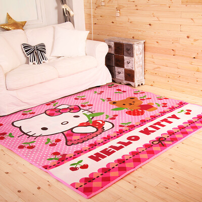 

Mingde Hello kitty Hello Kitty picnic pad double-sided environmental EPE whole climbing mat moisture-proof pad outdoor pad cherry mat 180 * 200 gift box KT-K610502