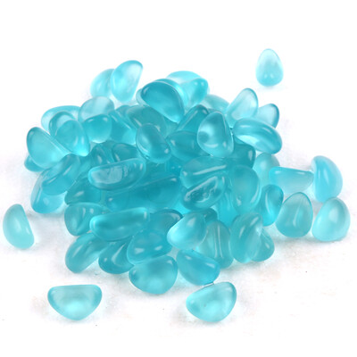 

Natural COLOR Aquarium Decorative Sand Scrub Sea Blue Cashew nuts 20-25mm 500g