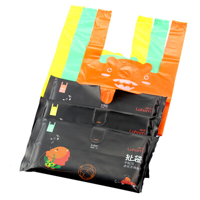 

Coax lohom pull bag car carrying garbage bag thickening home car travel with 60 sets of equipment