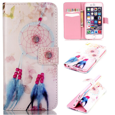 

Plumes&chimes Design PU Leather Flip Cover Wallet Card Holder Case for IPHONE 6 Plus6S Plus