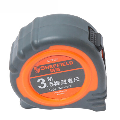 

Steel Shield SHEFFIELD S077175 All-coated rubber&plastic metric stainless steel tape measuring tool ruler 75m 25mm