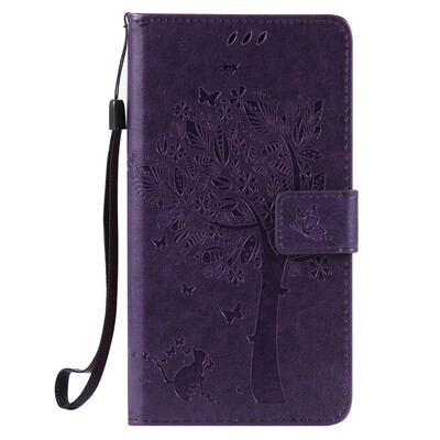 

Purple Tree Design PU кожа флип крышку кошелек карты держатель чехол для HTC 830