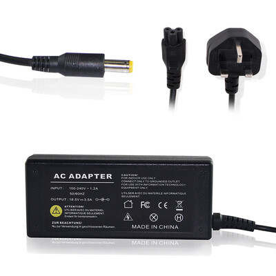 

65W 18.5V 3.5A AC Adapter Charger for HP Laptop Adapter UK Plug