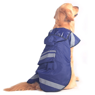 

Huapu Pet (hoopet) big dog raincoat husky golden hair feet in the large dog pet waterproof dog clothes 3XL