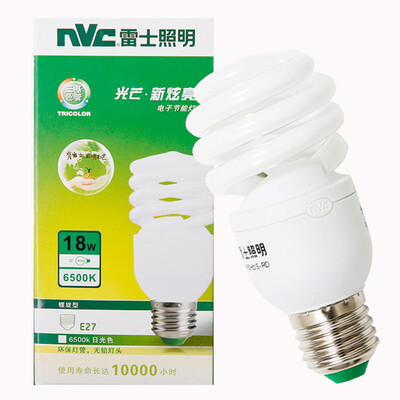 

Супермаркет] [Jingdong NVC (The NVC) E27 большой рот винтовая КЛЛ 18W6500K дневного света (белый свет)