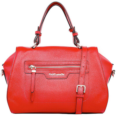 

Guy Laroche handbags cowhide fashionable shoulder oblique cross handbag ladies bag GS1190031-04 red