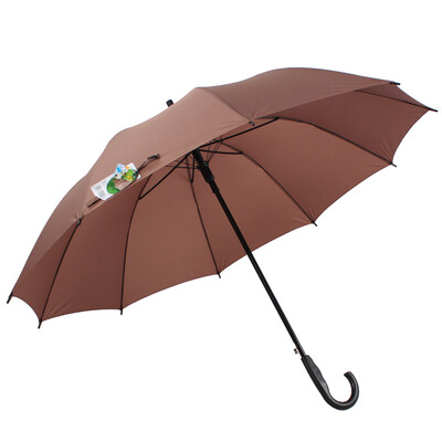 

Jingdong supermarket] Tiantang umbrella solid color to strengthen the strengthening of a strong water repellent a dry rods from the straight bar business light sun umbrella dark green 193E